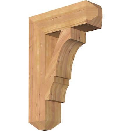 Ekena Millwork Balboa Craftsman Smooth Bracket, Western Red Cedar, 5 1/2"W x 20"D x 28"H BKT06X20X28BOA04SWR